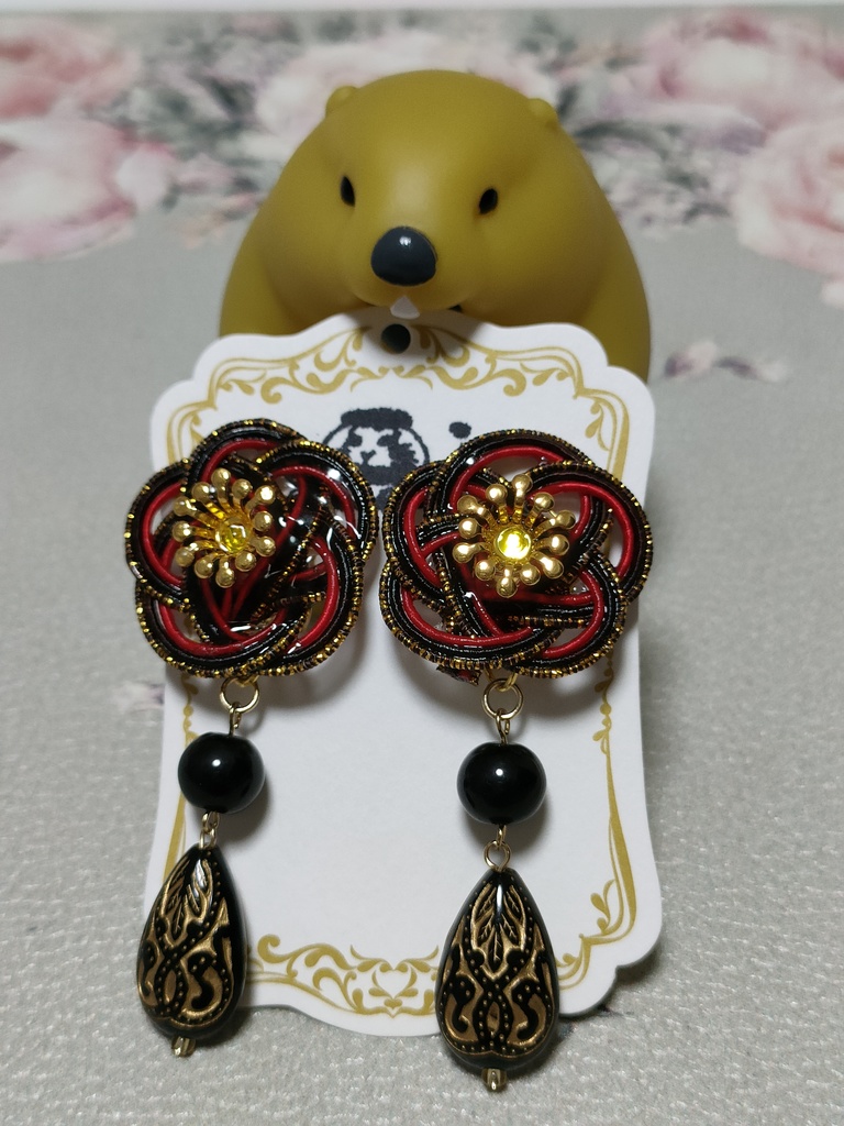 メイトくじ鬼太郎誕生ゲゲゲの謎水木概念水引イヤリング