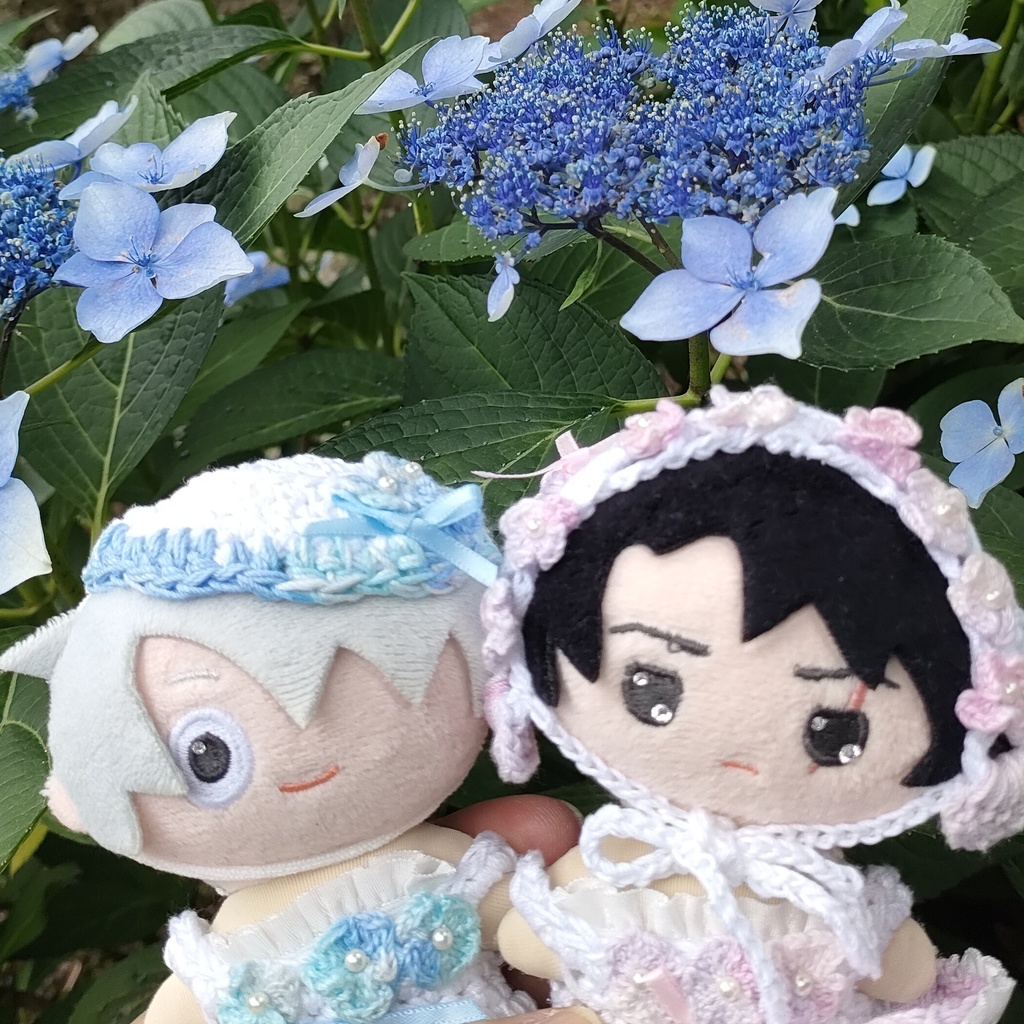 紫陽花の妖精さんなお洋服セット