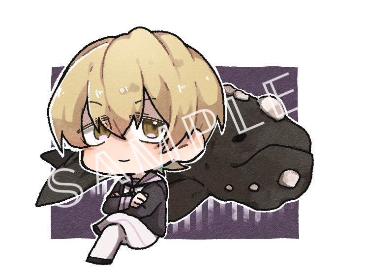 お魚と一緒アクキー