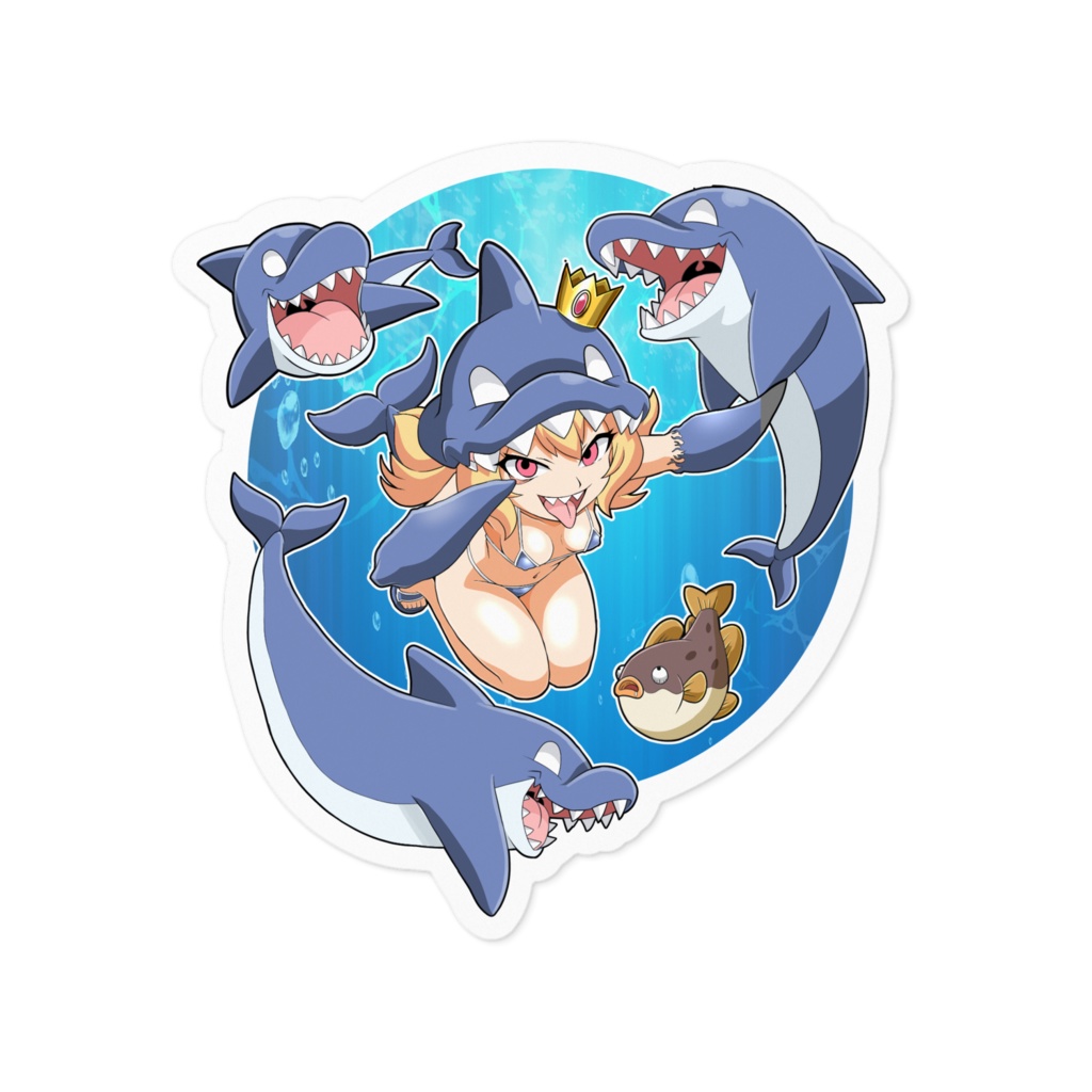 レインボーイルカ団ステッカー