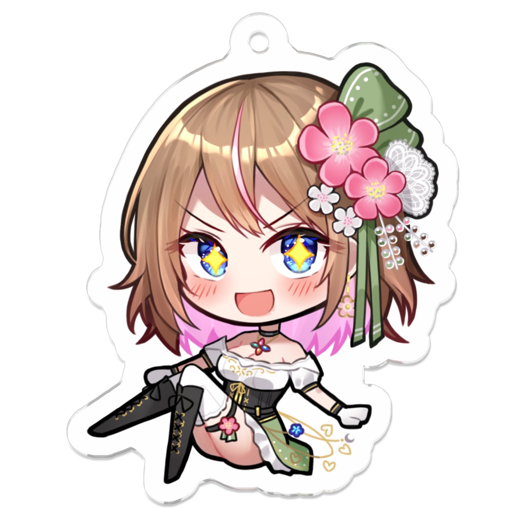 るちあアクリルキーホルダー(キラキラ)