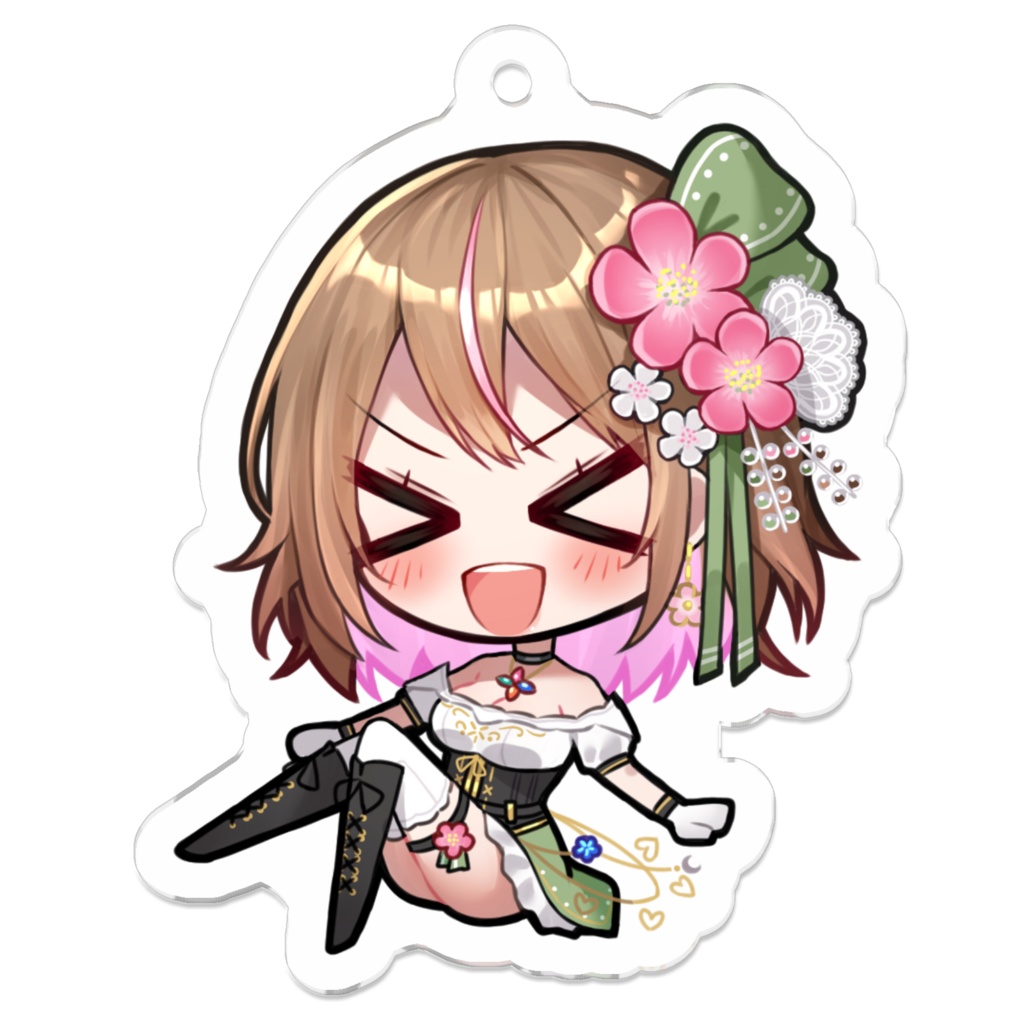 るちあアクリルキーホルダー(笑顔)