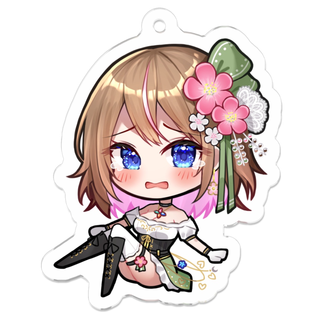 るちあアクリルキーホルダー(うるうる)