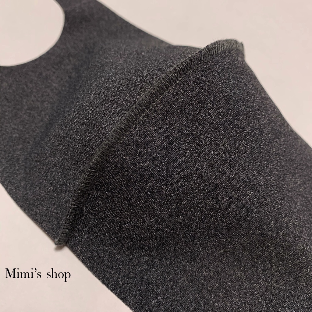 水着用素材 立体マスク チャコールグレー 男女兼用 速乾 涼しい オールシーズン