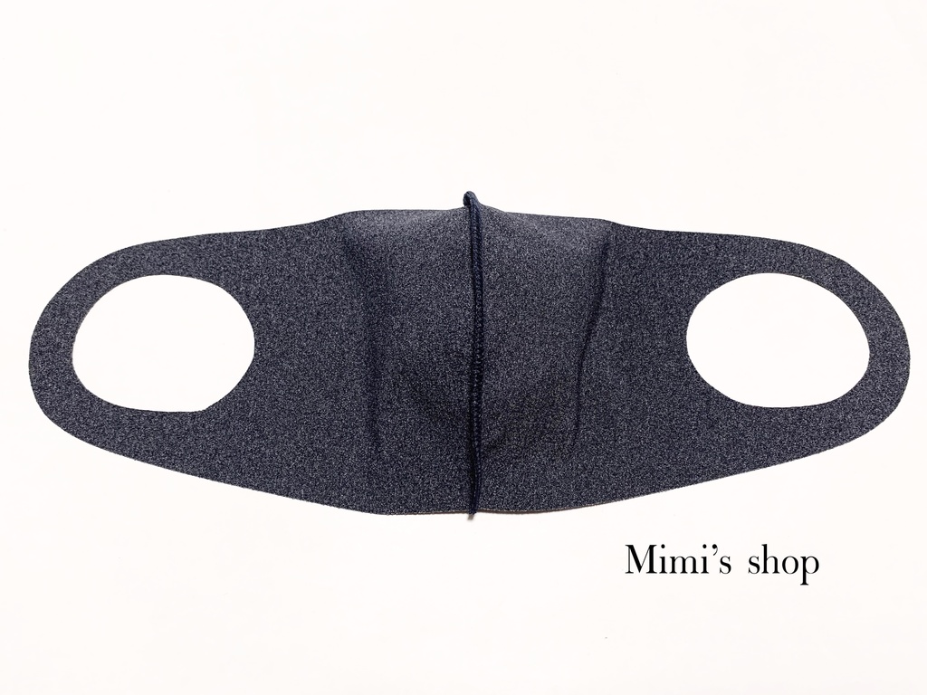 水着用素材 立体マスク ブルーグレー 男女兼用 速乾 涼しい オールシーズン 肌荒れしない