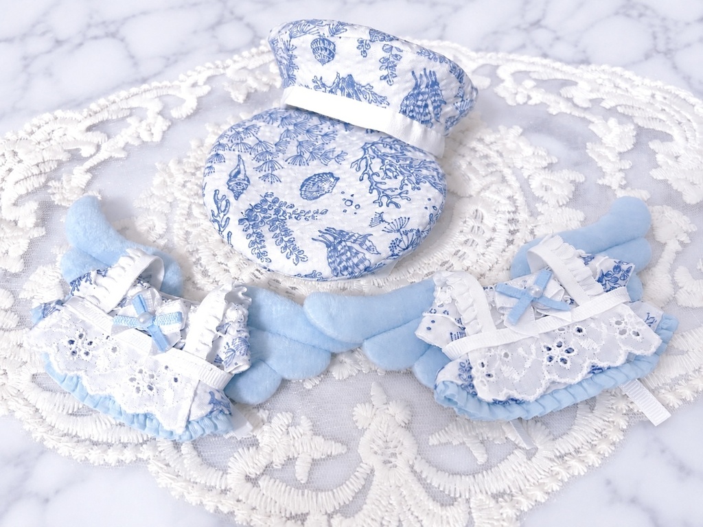 水色天使メイド