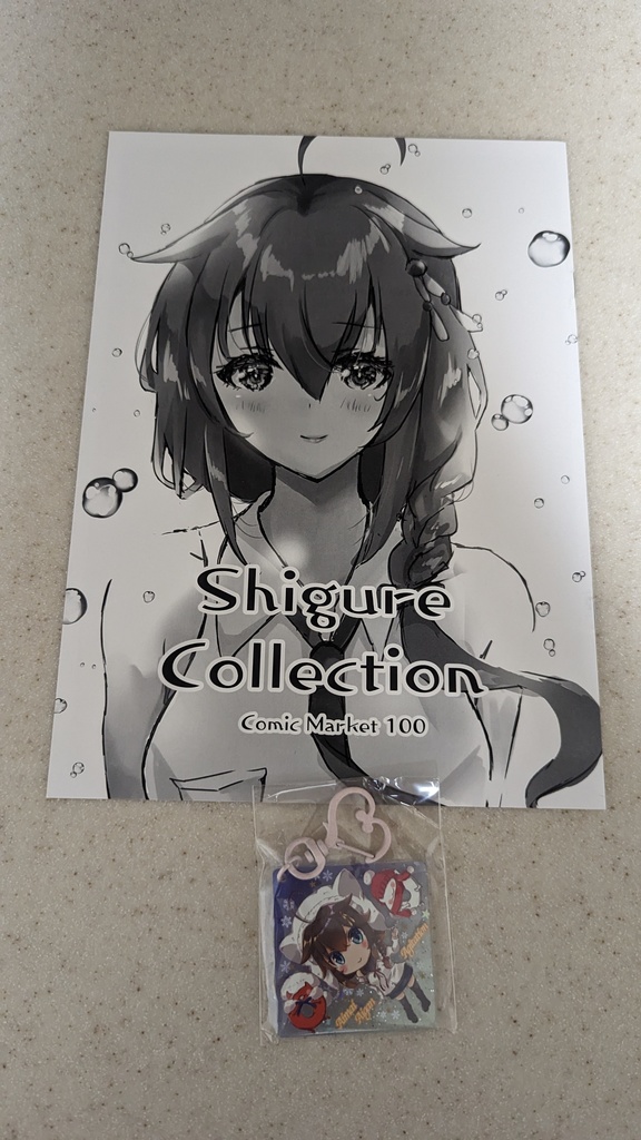 お蔵出しセット2 猫耳冬時雨アクキーピンク