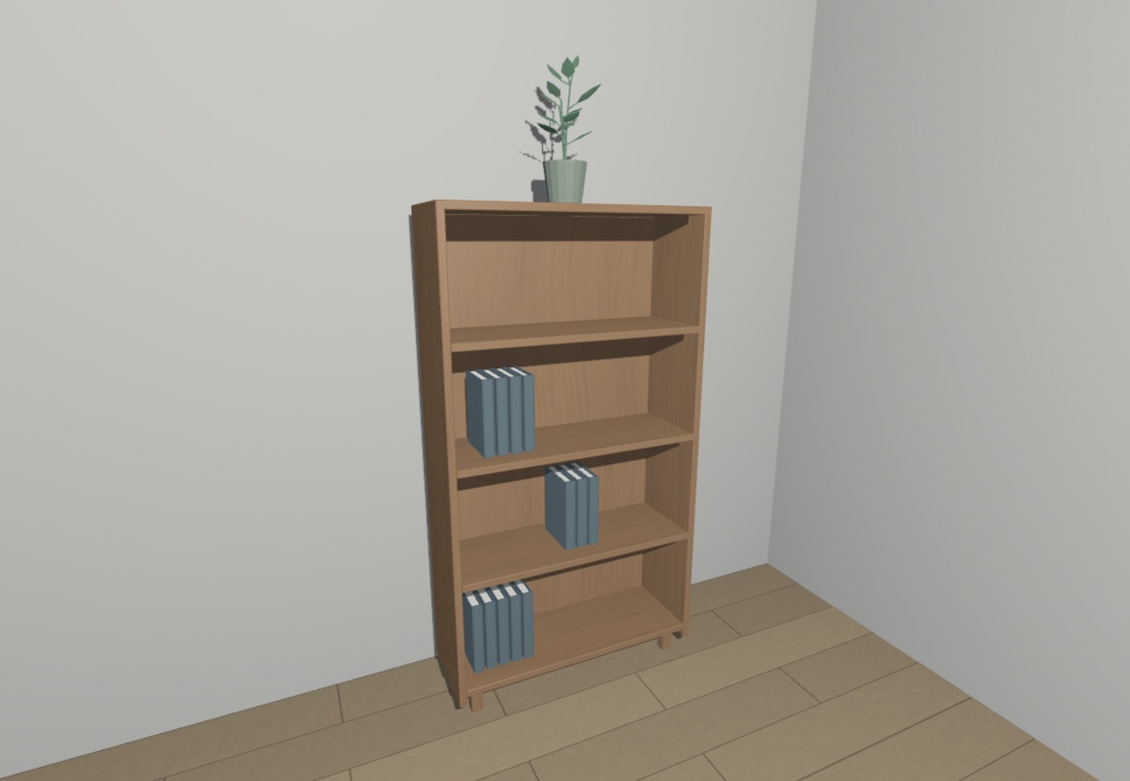 Wooden Study Room Kit|木製書斎22モデル・3D素材