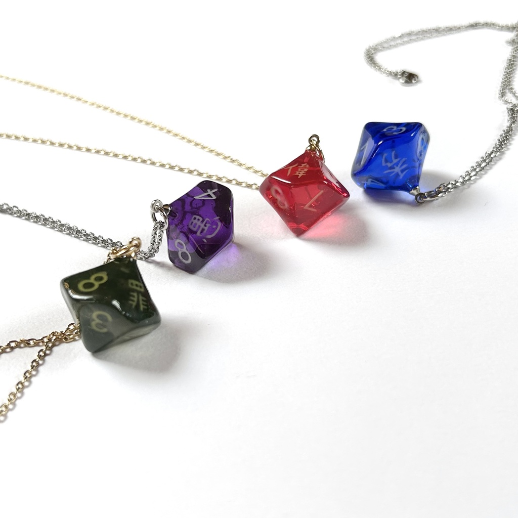 出目芸人下げ札ダイスネックレス