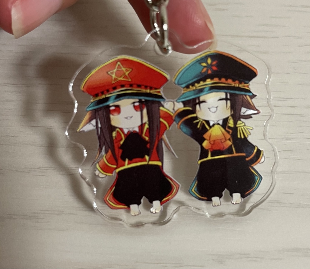 軍服猫又キーホルダー