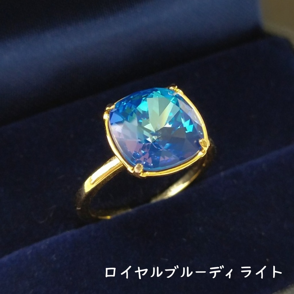 【リングA スクエアNo.2】ゴールド_5種