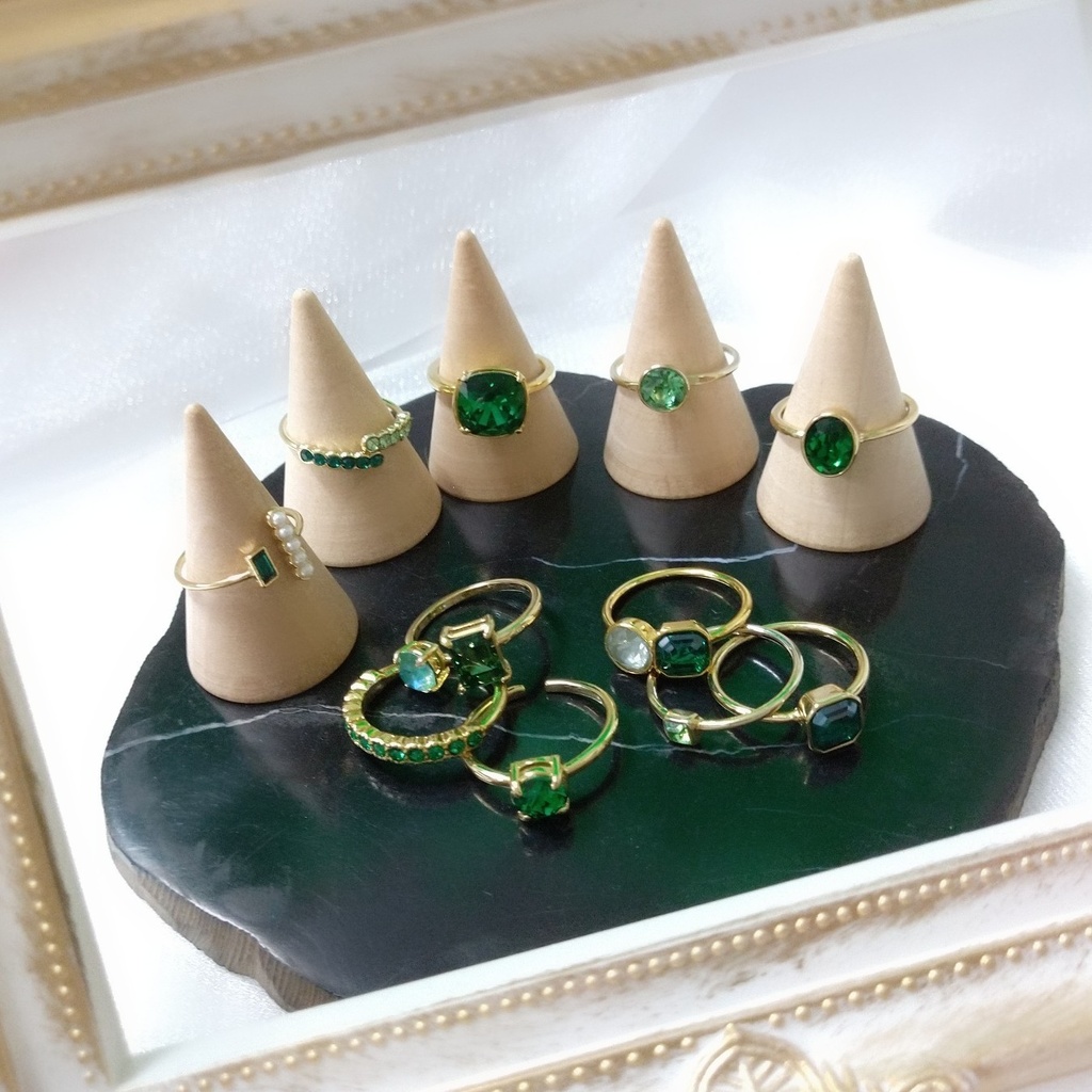 【リングA スクエアNo.2】ゴールド_5種