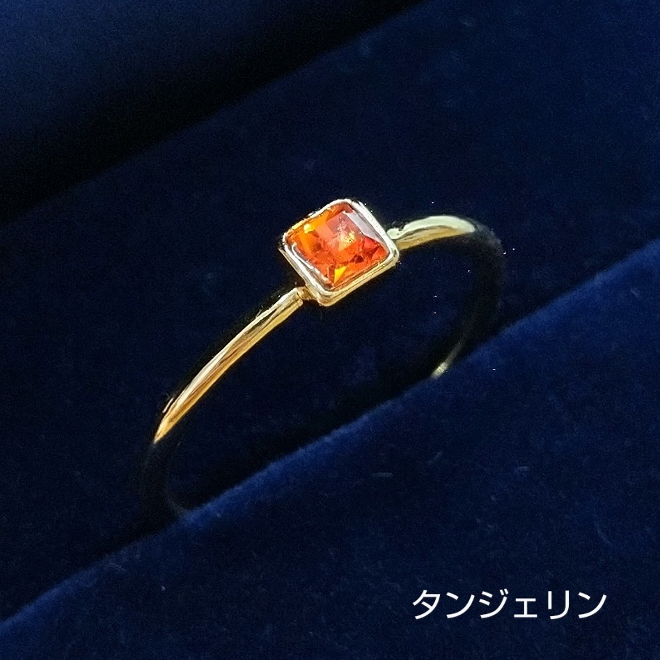 【リングB スクエア】ゴールド_7種