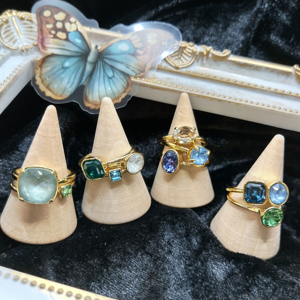 【リングB スクエア】ゴールド_7種