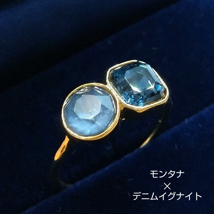 【リングD ラウンド✕オクタゴン】ゴールド_3種