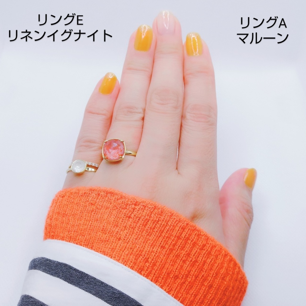 【リングE ラウンド】ゴールド_5種