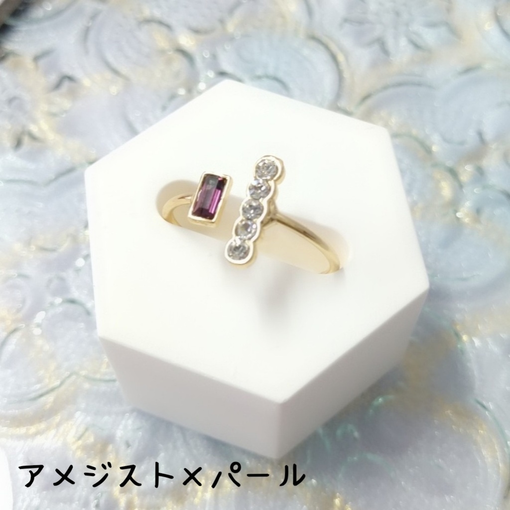 【リング I フォークリングNo.1】ゴールド₋5種