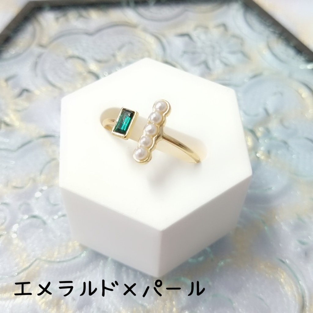 【リング I フォークリングNo.1】ゴールド₋5種