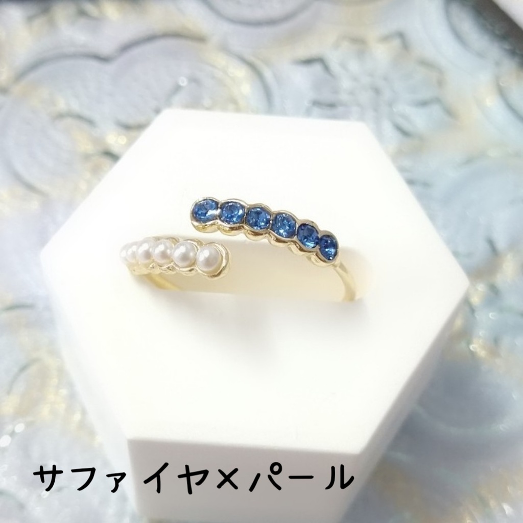 【リングJ フォークリングNo.2】ゴールド_4種