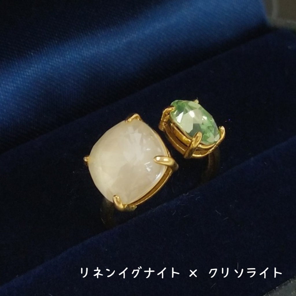 【リングO フォークリングNo.3】ゴールド_3種