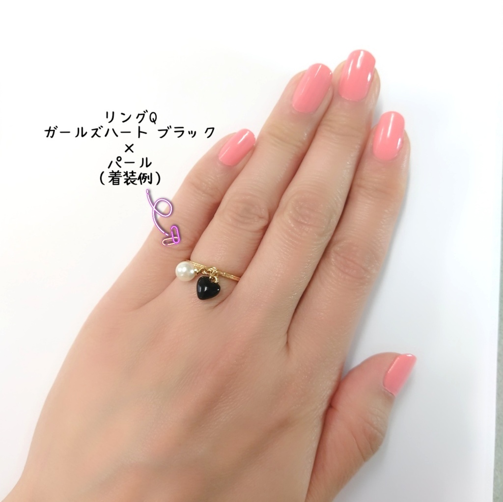 【リングP カン付きNo.2】ゴールド_カスタマイズリング