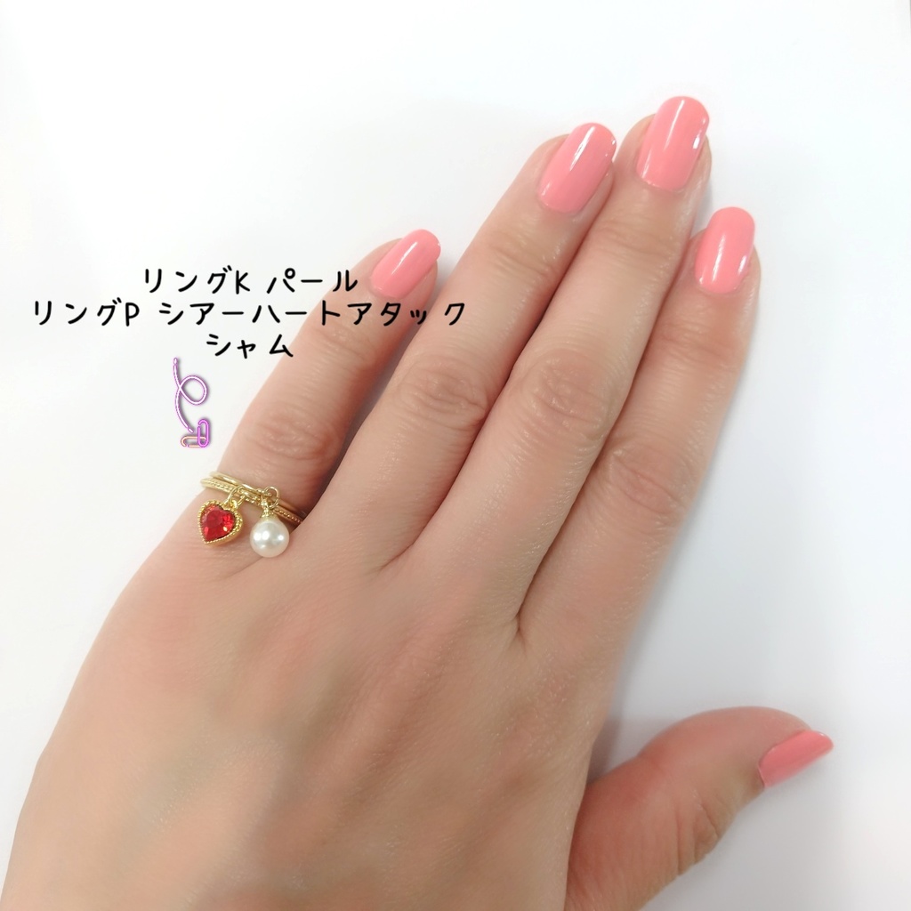 【リングQ カン付きNo.1】ゴールド_カスタマイズリング