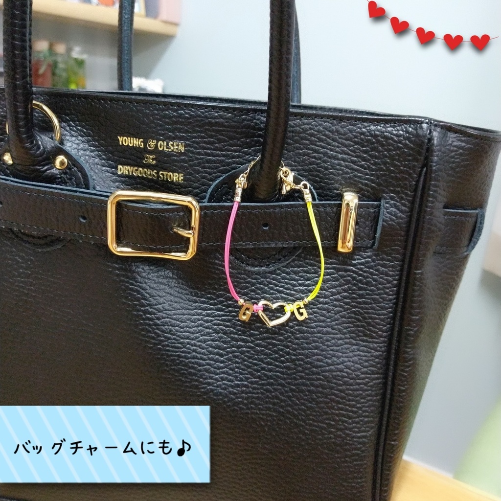 【ブレスレットB】コードイニシャルブレス_10種