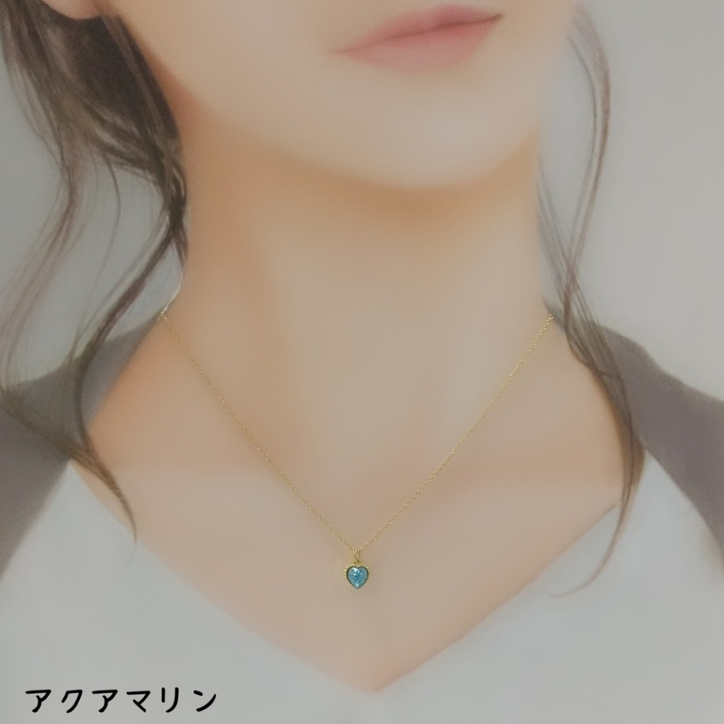 【シアーハートアタック_ネックレス・リング_12号】ゴールド_各3Color