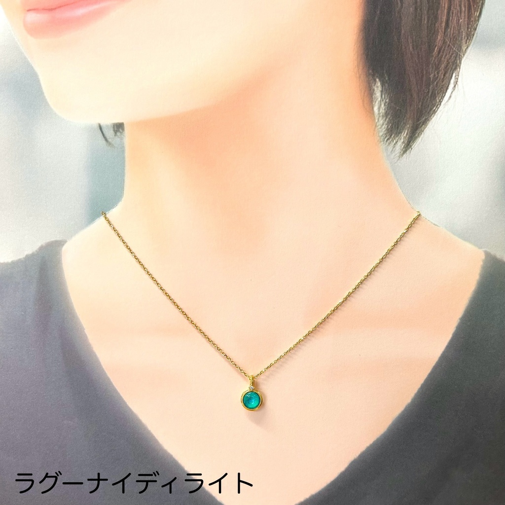 【ネックレスB 】バチカン付 ラウンドネックレス ゴールド