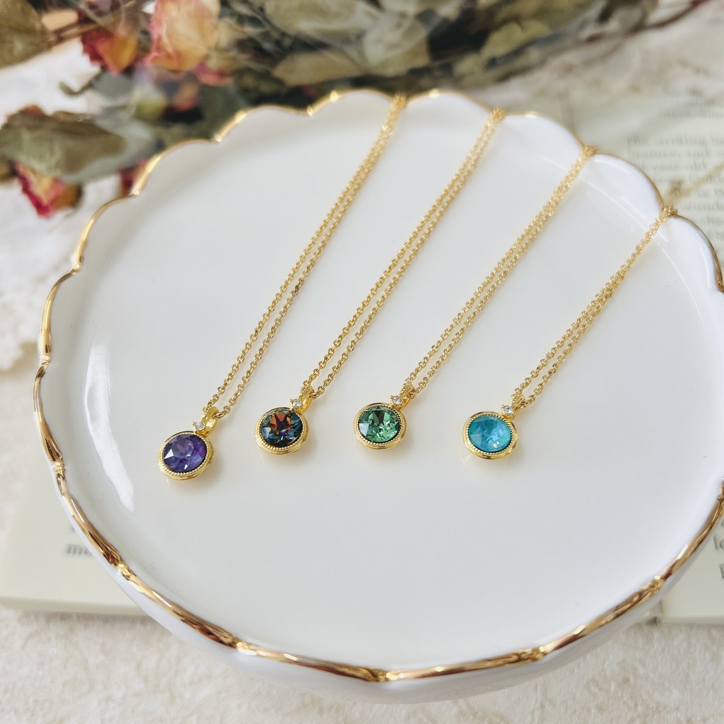 【ネックレスB 】バチカン付 ラウンドネックレス ゴールド