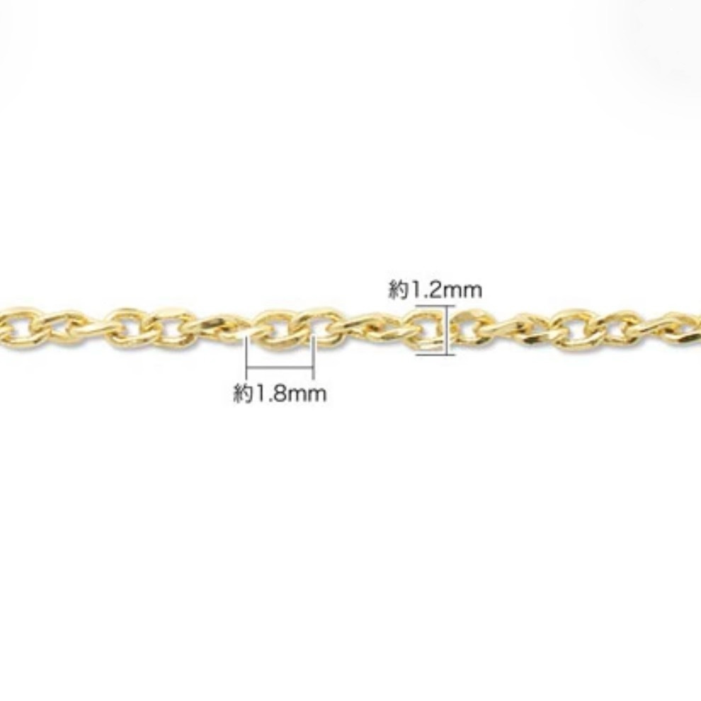 【ネックレスC】バチカン付 オーバルネックレス ゴールド