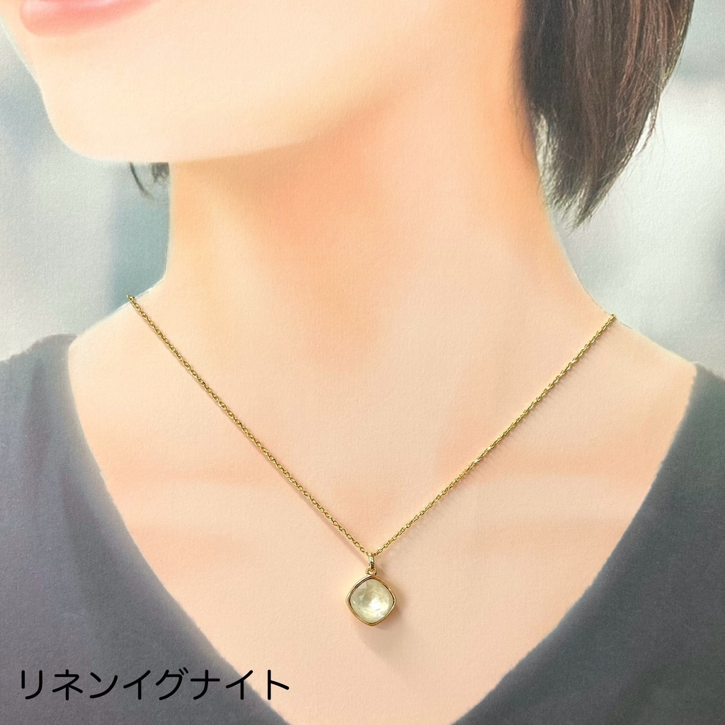 【ネックレスF】バチカン付 ロンバスL ネックレス ゴールド