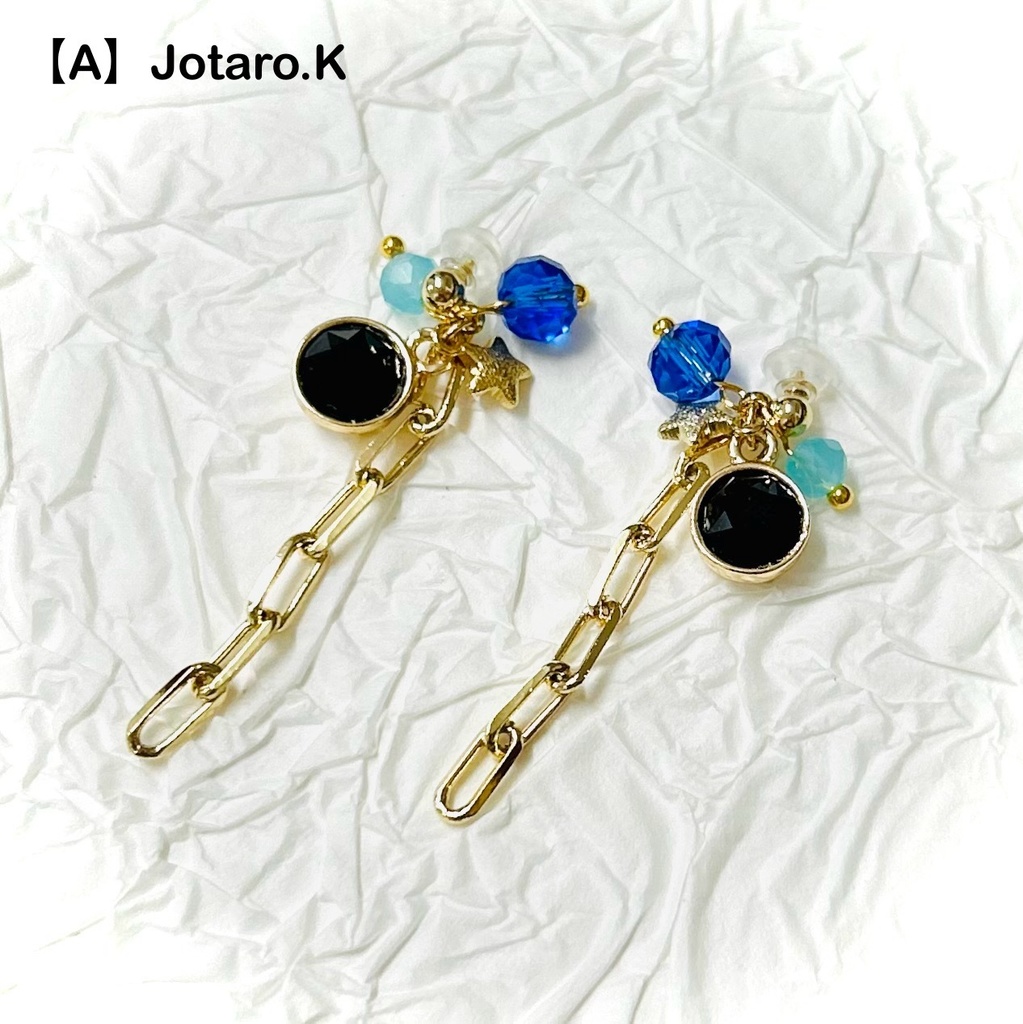 【承太郎&花京院 概念 ピアスorイヤリング】