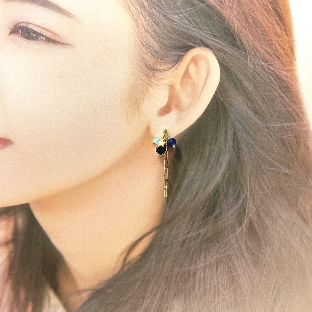 【承太郎&花京院 概念 ピアスorイヤリング】