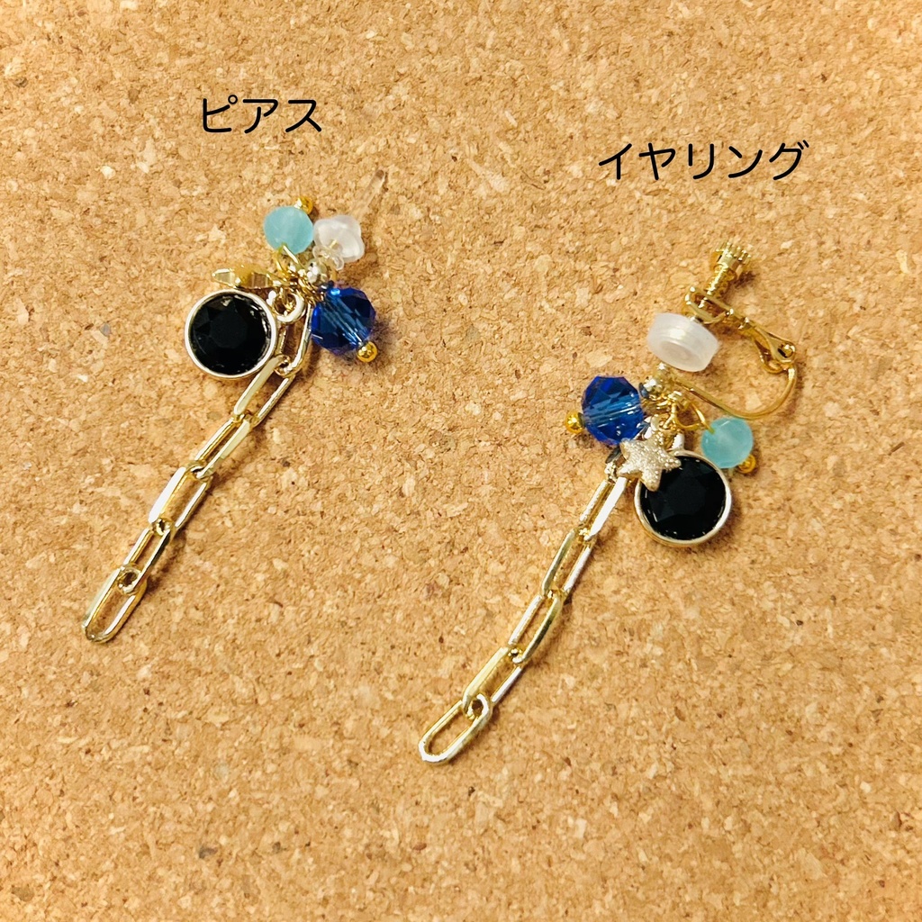 【承太郎&花京院 概念 ピアスorイヤリング】
