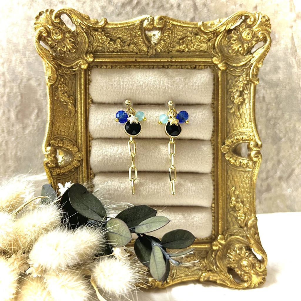 【承太郎&花京院 概念 ピアスorイヤリング】