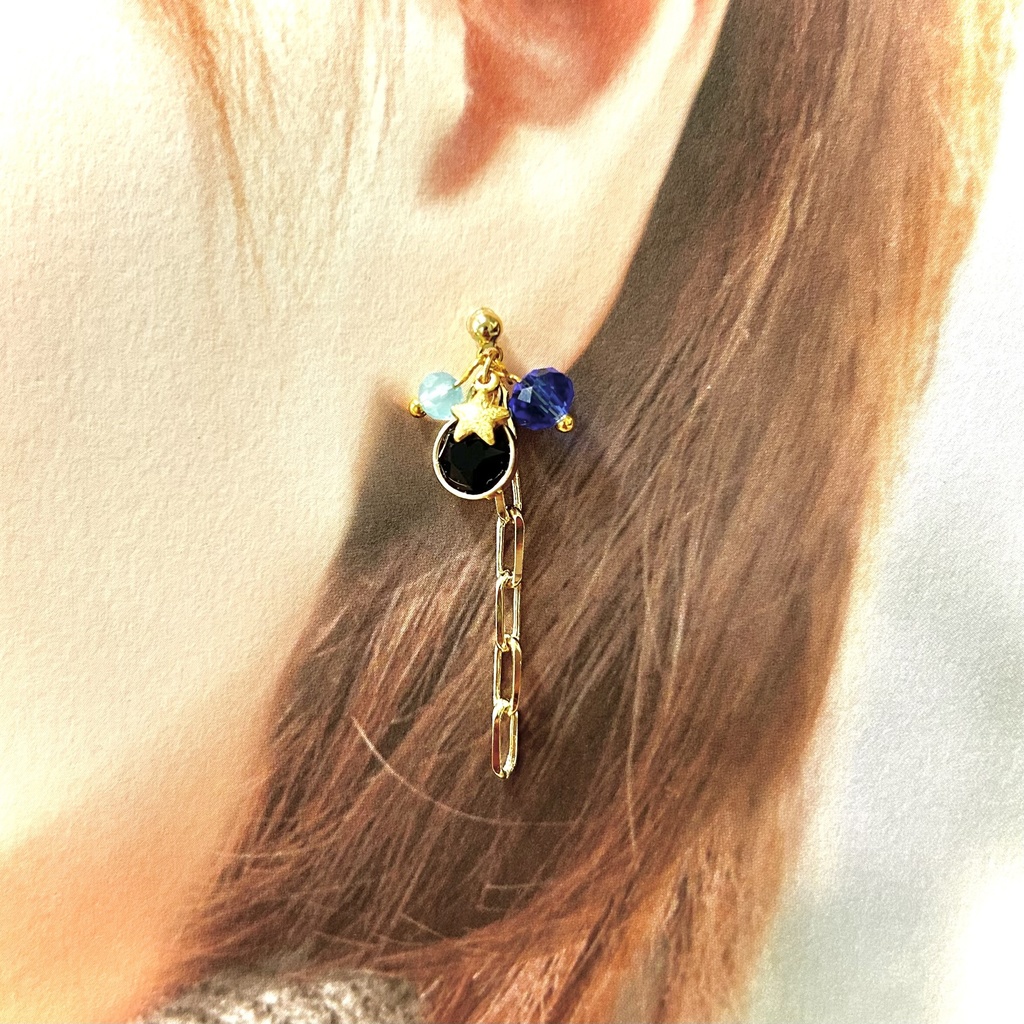 【承太郎&花京院 概念 ピアスorイヤリング】