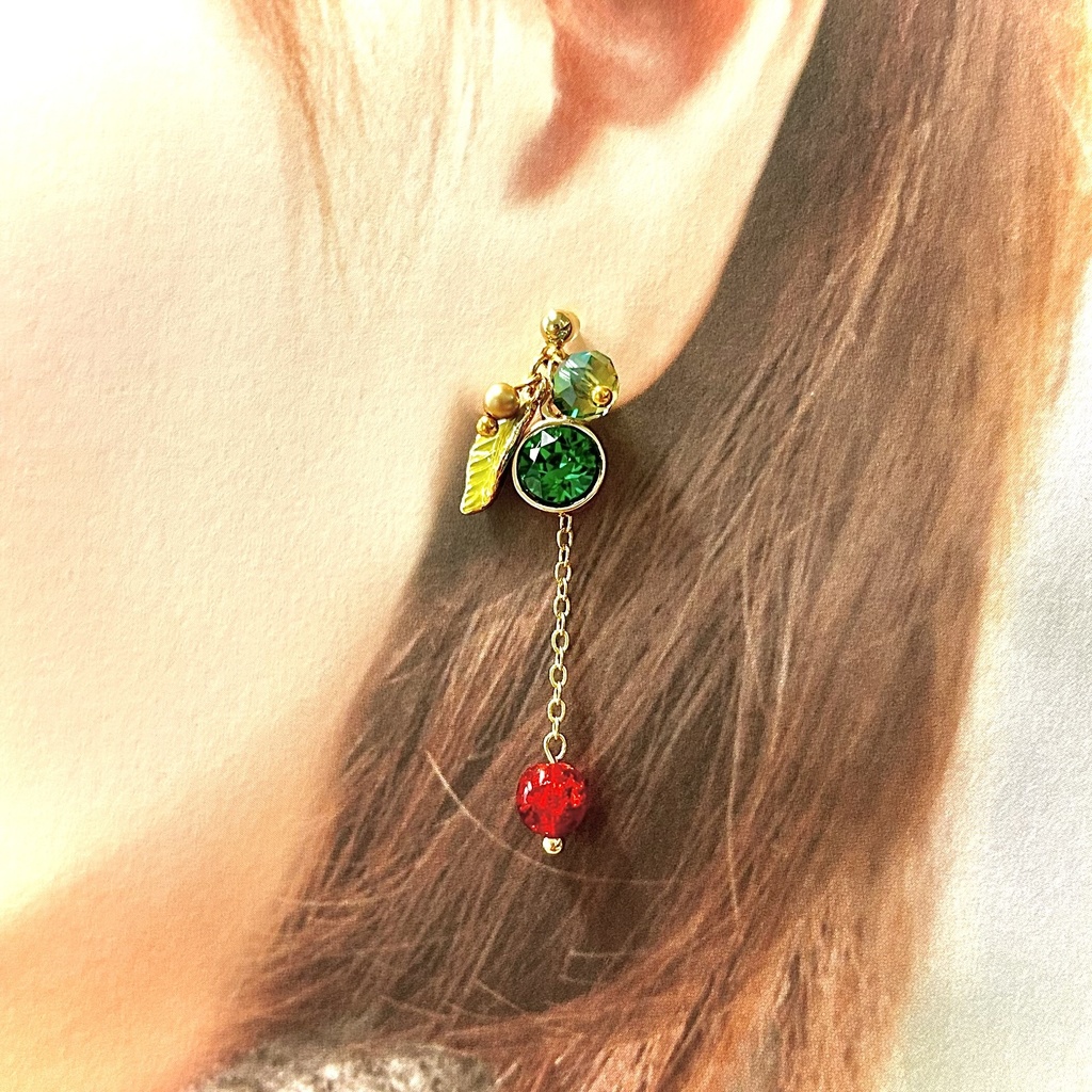 【承太郎&花京院 概念 ピアスorイヤリング】