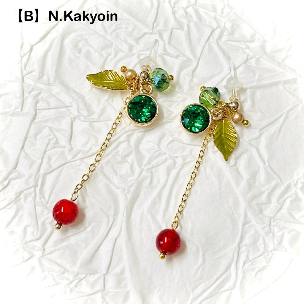 【承太郎&花京院 概念 ピアスorイヤリング】