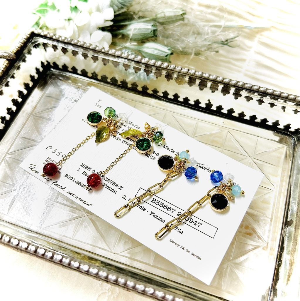 【承太郎&花京院 概念 ピアスorイヤリング】