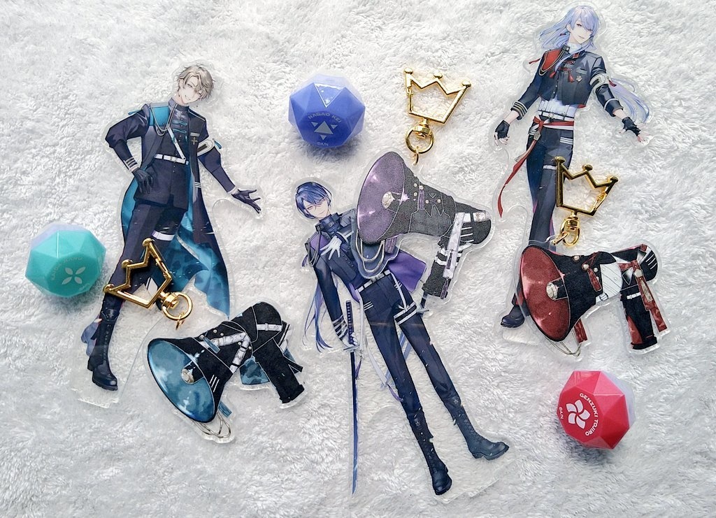 ライブ衣装メガホンアクリルキーホルダー