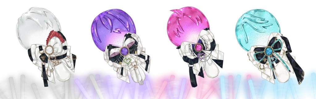 2ndLIVEキービジュ衣装イメージペンライトアクリルキーホルダー