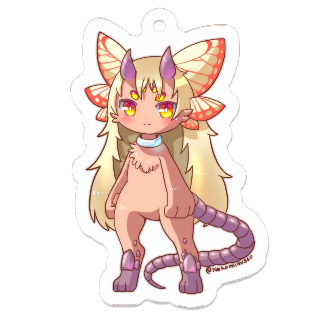 オオタテハちゃんキーホルダー