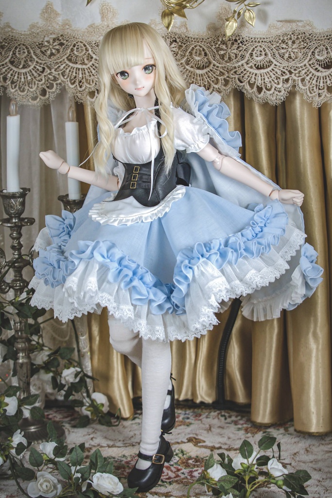 童話風ドレスセット、ローブ