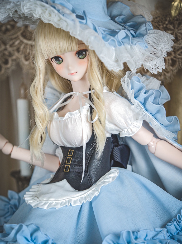 童話風ドレスセット、ローブ