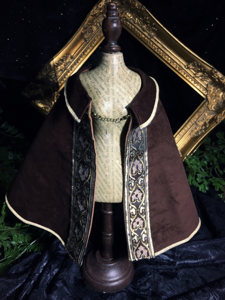 【ダークブラウン】魔女のローブ