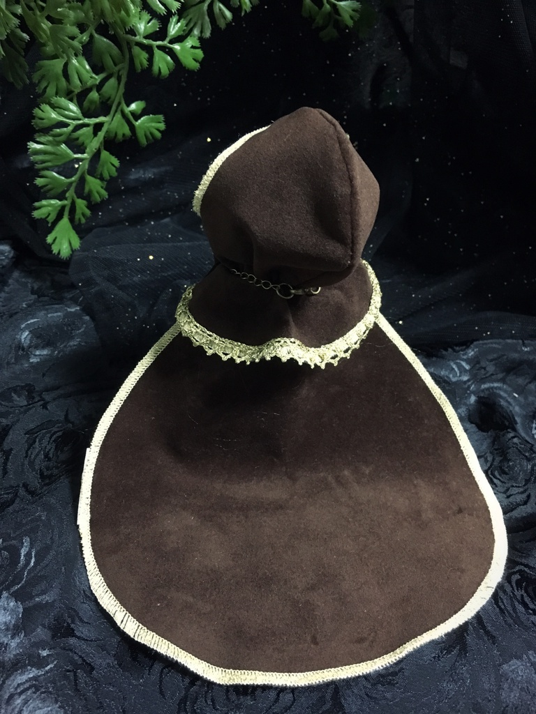 【ダークブラウン】魔導士のローブ（オビツ11）