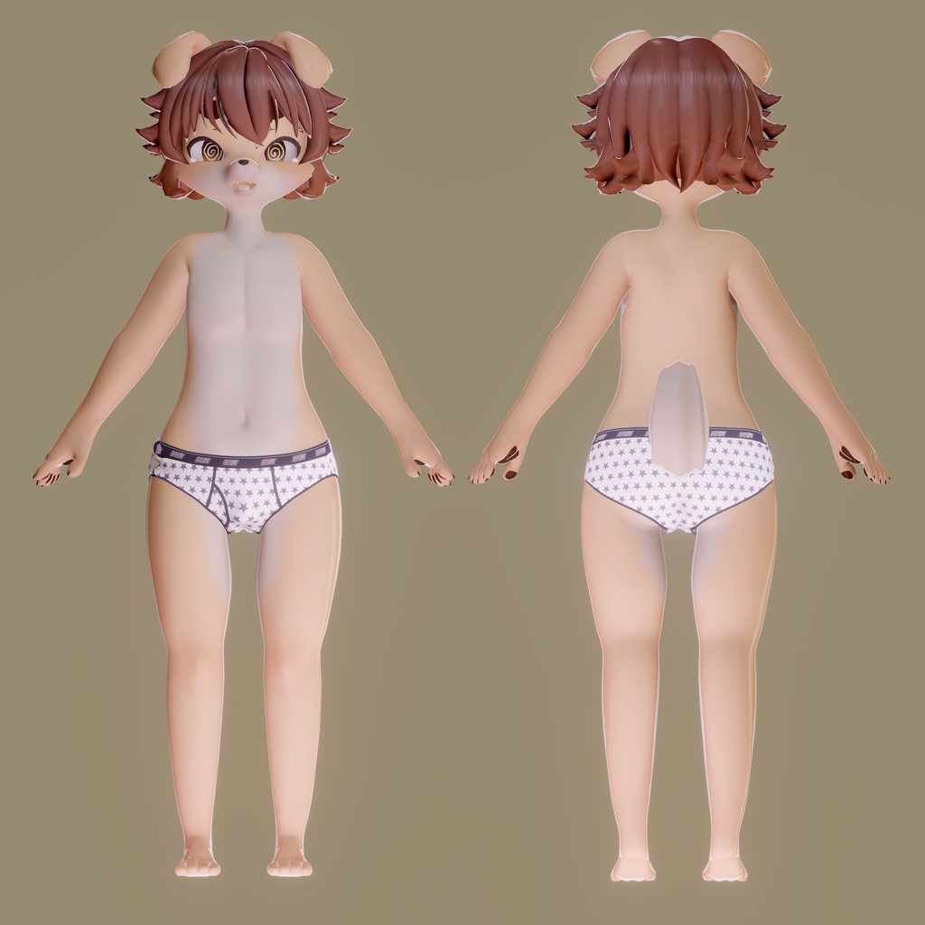 VRChat向けオリジナルアバター「みずき」