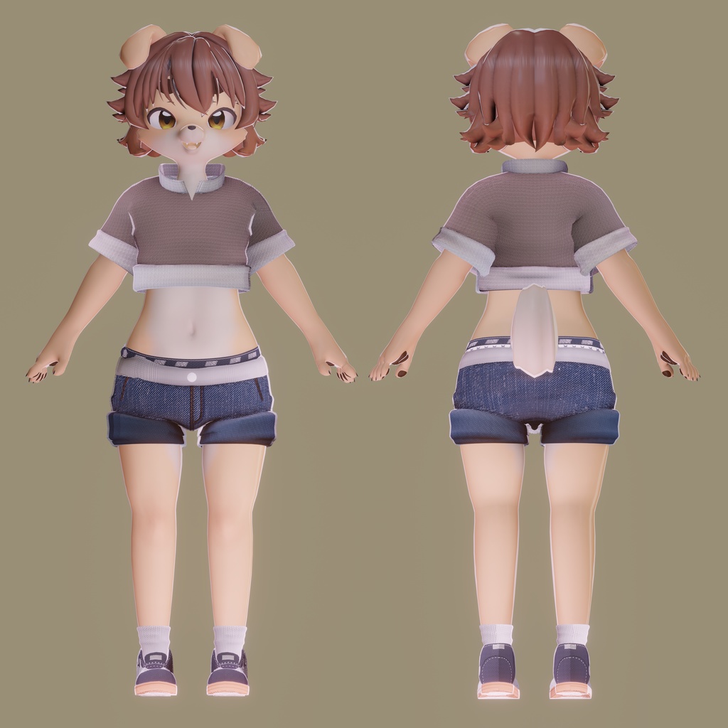 VRChat向けオリジナルアバター「みずき」