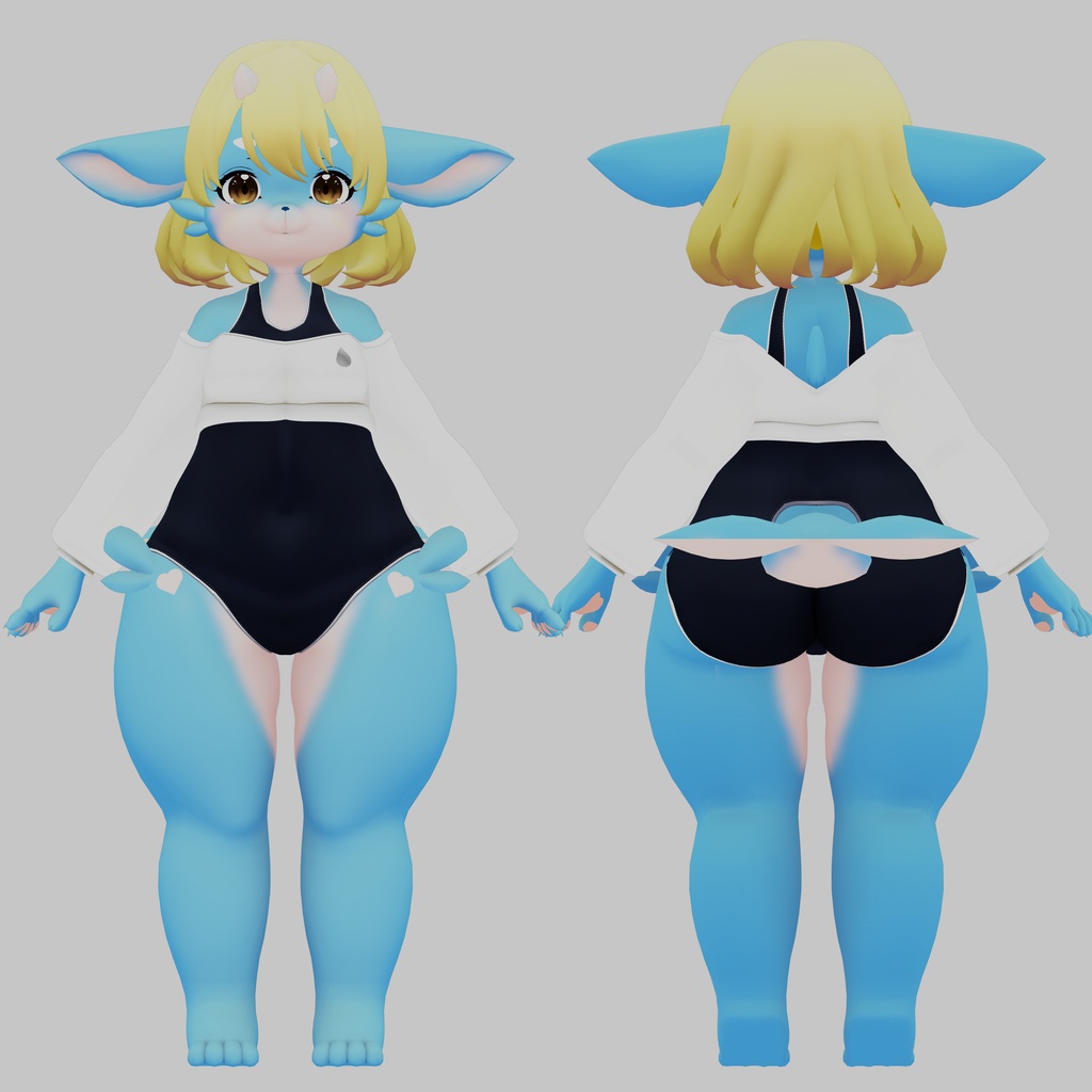 VRChat向けオリジナルアバター「Mio」